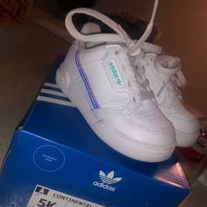 Toddler Adidas White Shoes